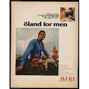  1970 Oland for Men Avon Cologne Print Ad (8871)