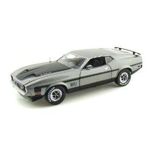  1971 Ford Mustang Mach 1 Ram Air 351 1/18 Silver Toys 