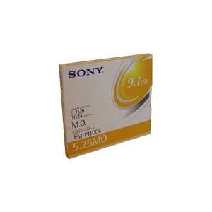   Sony 5.25 Rewritable Magneto Optical 9.1GB 14x 1kb/sector Electronics