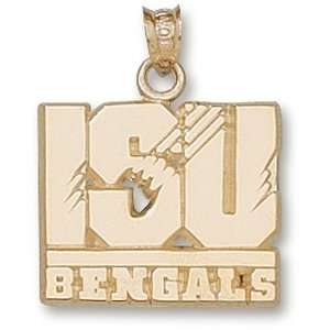  Idaho State University New ISU Bengals Pendant (Gold 