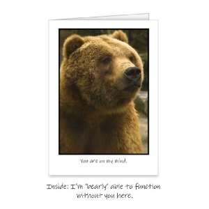  Bearly able to function without you Love Greeting Card 5 