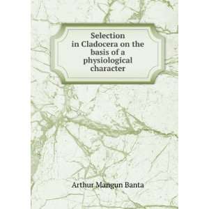   on the basis of a physiological character Arthur Mangun Banta Books