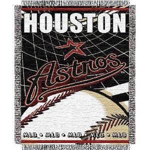  Houston Astros MLB Triple Woven Jacquard Throw (MLB Series 