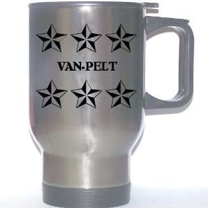  Personal Name Gift   VAN PELT Stainless Steel Mug (black 