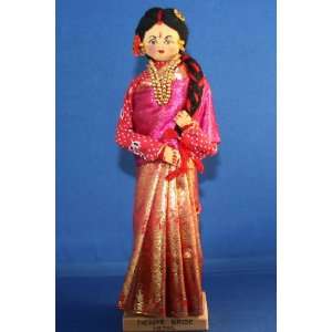  Ethnic Doll   Nepali Handmade Tall Newar Bride Doll from 