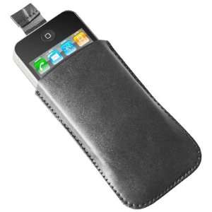  Leather Case Cover Pouch iPhone 4 Pull Sleeve Case 