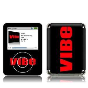  Music Skins MS VIBE20030 iPod Nano  3rd Gen  VIBE  Red And 