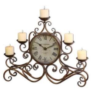  Laverne Tabletop Clock and Candelabra