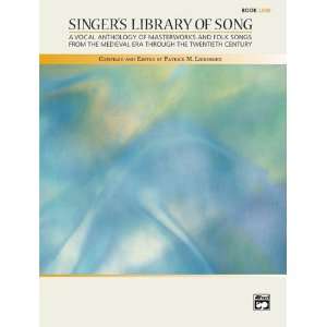  Singers Library of Song 2 CDs Voice Ed. Patrick M 