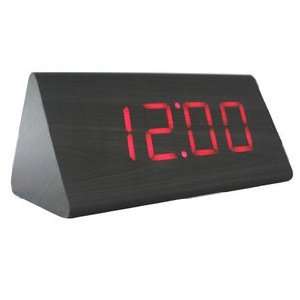  2nd Generation Wooden Triangular LED Alarm Clock