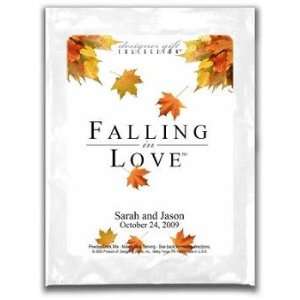   Leaves Falling In Love Cappucino or Hot Cocoa Favor 