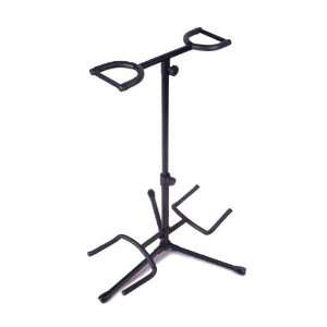  Double Guitar Stand GS 102   Neck Locking Musical 