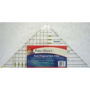  Easy Diagonal Sets Ruler by Fons & Porter Arts, Crafts & Sewing