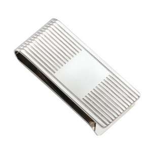  Money Clip Designed with Ribbed Metal   Free Engraving 