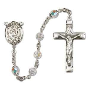  St. Gertrude of Nivelles Crystal Rosary Jewelry