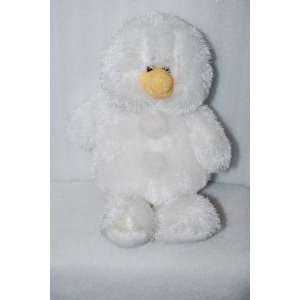  GANZ 8 Plush White & Yellow SnowMan Stuffed Animal 