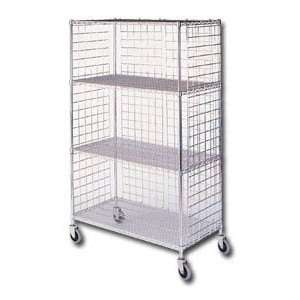  THREE SIDED WIRE CAGE CART HMTS548C72 5 