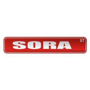   SORA ST  STREET SIGN NAME