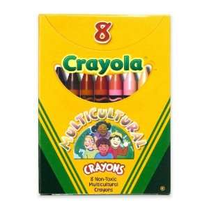  Crayola Multicultural Crayons,Crayon Size 3.62 x 0.31 