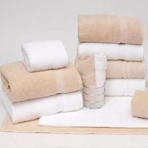  25x54 White Wholesale Bath Towels Dependability Cam Border 