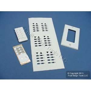  Leviton White Faceplate Color Conversion Kit For 3 Address 