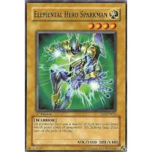  Yu Gi Oh Elemental Hero Sparkman   Yugioh Starter Deck 