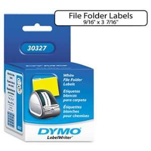  DYMO 30327   1 Up File Folder Labels, 9/16 x 3 7/16, White 