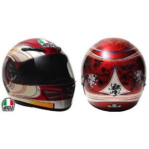  AGV S 4 Camo Red Motorcycle Helmet XS AGV SPA   ITALY 016 