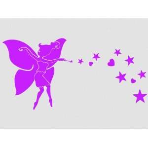    Wall Sticker Decal Fairy Motif 3 (30cm) 42 lilac