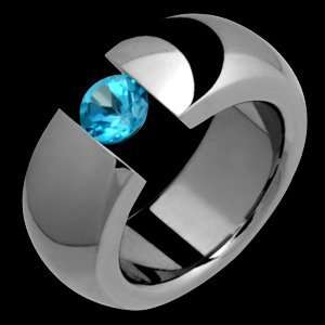  Drew   size 12.00 Blue Topaz Titanium Ring Alain Raphael 