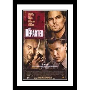  The Departed 20x26 Framed and Double Matted Movie Poster 