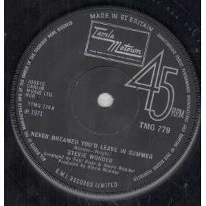 NEVER DREAMED YOUD LEAVE IN SUMMER 7 INCH (7 VINYL 45 