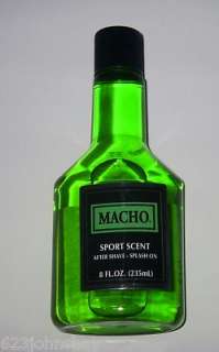Macho sport scent after shave Splash on is specially formulated with a 
