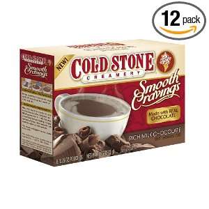 Cold Stone Creamery Rich Milk Chocolate Cocoa, 8 Count Pouches (Pack 