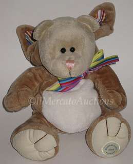 STARBUCKS 75th Bearista Bear 2008 Plush Tan Teddy Bunny Rabbit Stuffed 