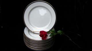 SET OF (12) ROYAL CASTLE FINE PORCELAIN CHINA DINNER PLATES IN THE 