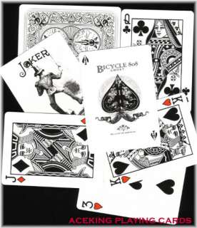 Deck Ellusionist Bicycle Ghost Playing Cards Magic  
