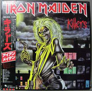 Iron Maiden   Killers LP Japan Obi Heavy Metal Rare  