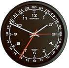 TRINTEC AVIATION UTC ZULU DUAL TIME WALL CLOCK 10 GMT BK HAM PILOT 