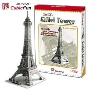  Eiffel Tower 3D Puzzle Paper Model Toys & Games