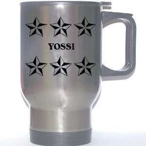  Personal Name Gift   YOSSI Stainless Steel Mug (black 