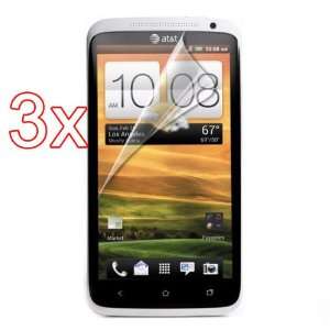 HK 3X Clear Screen Protector Film Shield Guard Cover For HTC S720e One 
