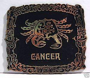 Cancer Horoscope Astrology 1970 Zodiac Sign Old Stock  