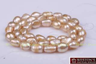 LOOSE Champagne NUGGET CULTURED FRESHWATER PEARL BEAD  