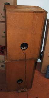 Vintage 1978 Altec Lansing Speakers   Broken Need Repair   Nine Series 