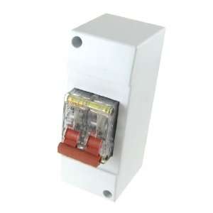  Amico AC 400V 16A 2P Transparent Mini Circuit Breaker MCB 