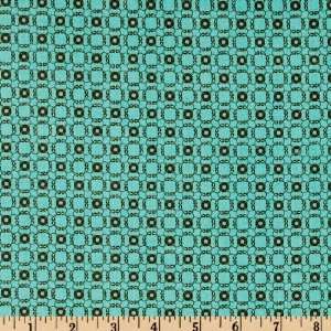  44 Wide Flourish Interlocking Bangles Turquoise Fabric 