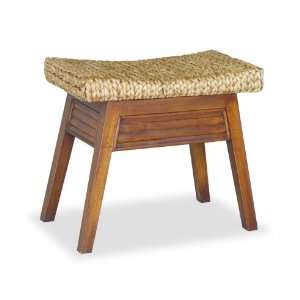  Elegant Home Fashions 4076 Wave Bench   Cane Brown Patio 