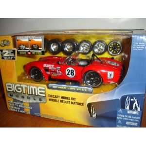 BIGTIME MUSCLE 1965 Shelby Cobra 427 S/C 124 Scale Diecast Model Kit