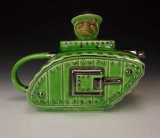 Original Sadler WW1 Old Bill Teapot   Art Deco  